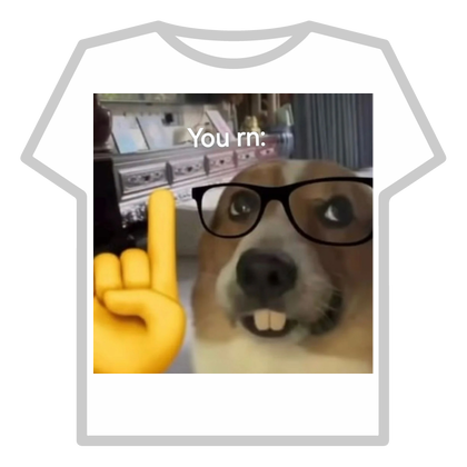 Nerd dog face