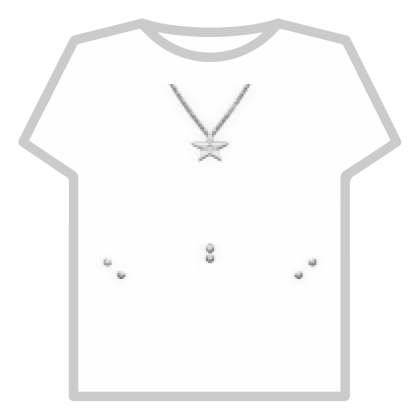 cyber y2k star necklace + piercings